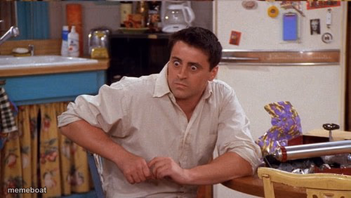 joey wide eyes - meme generator image preview