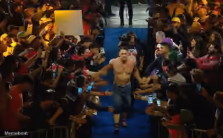 John Cena High-fiving Fans