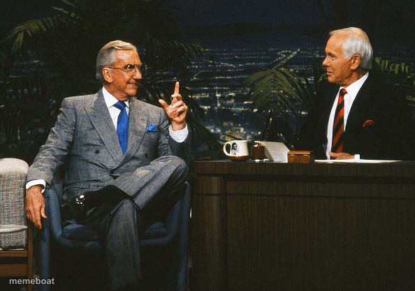Johnny Carson Ed McMahon - meme generator image preview