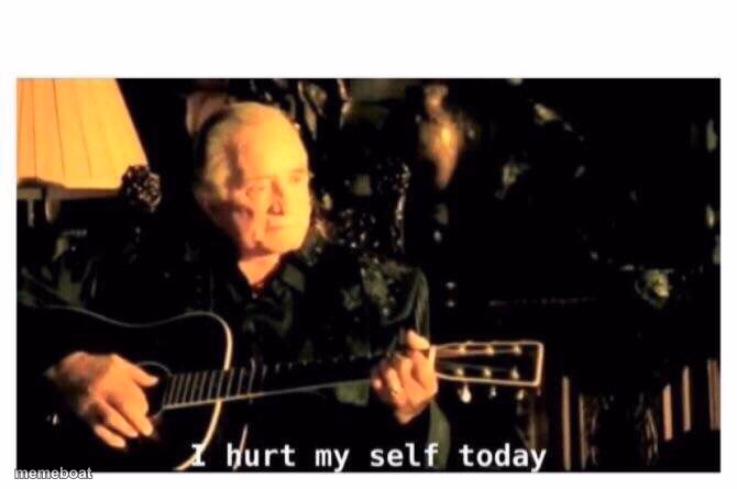 Johnny Cash Hurt - meme generator image preview