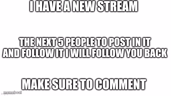 Join my stream - meme generator image preview