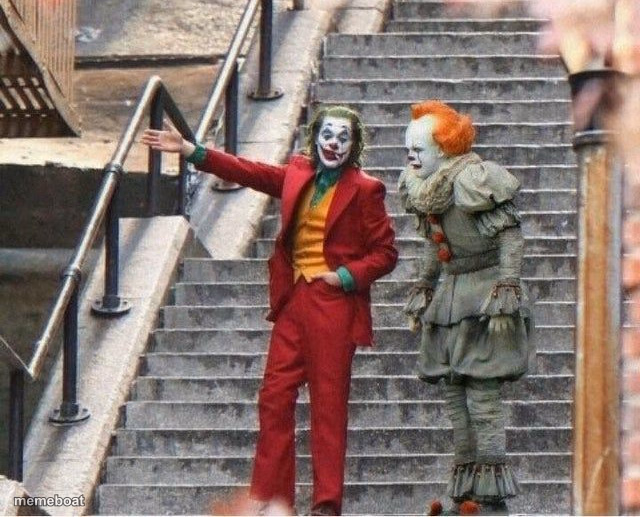 Joker and Pennywise - meme generator image preview