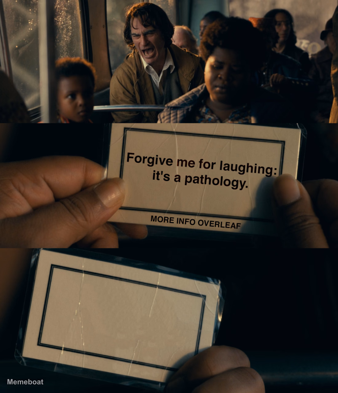 Joker's Pathology Card - meme generator image preview