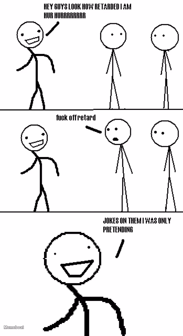 Jokes on Them - I Was Only Pretending - meme generator image preview