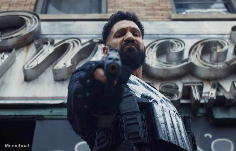 Jon Bernthal Pointing Gun - The Punisher - meme generator image preview
