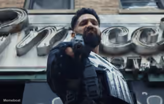 Jon Bernthal Pointing Gun - The Punisher