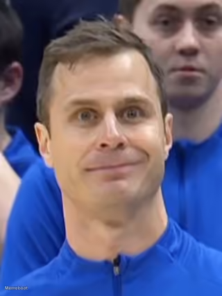 Jon Scheyer Stunned Reaction - March Madness 2026