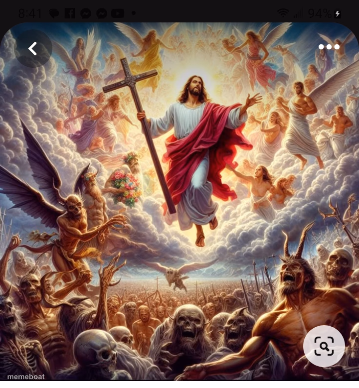 Judgement Day Jesus - meme generator image preview