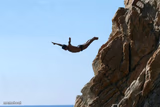 Jumping off a cliff