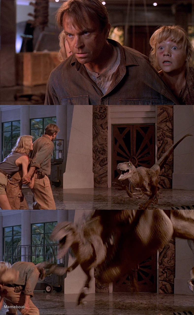 Jurassic Park Template - meme generator image preview