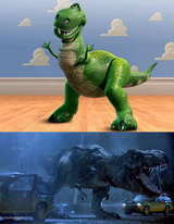 Jurassic Park Toy Story T-Rex
