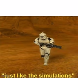 Just like the simulations