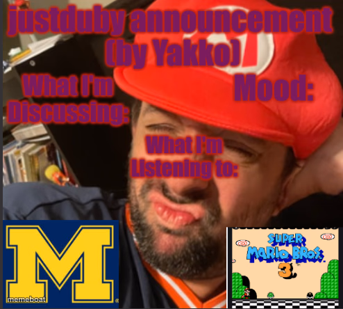 justduby Announcement Template - meme generator image preview