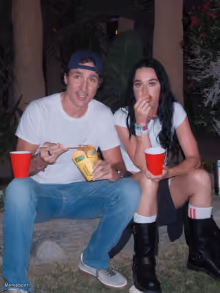 Justin Trudeau and Katy Perry at Coachella