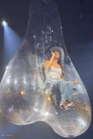 Kacey Musgraves' Nutsack Disco Ball