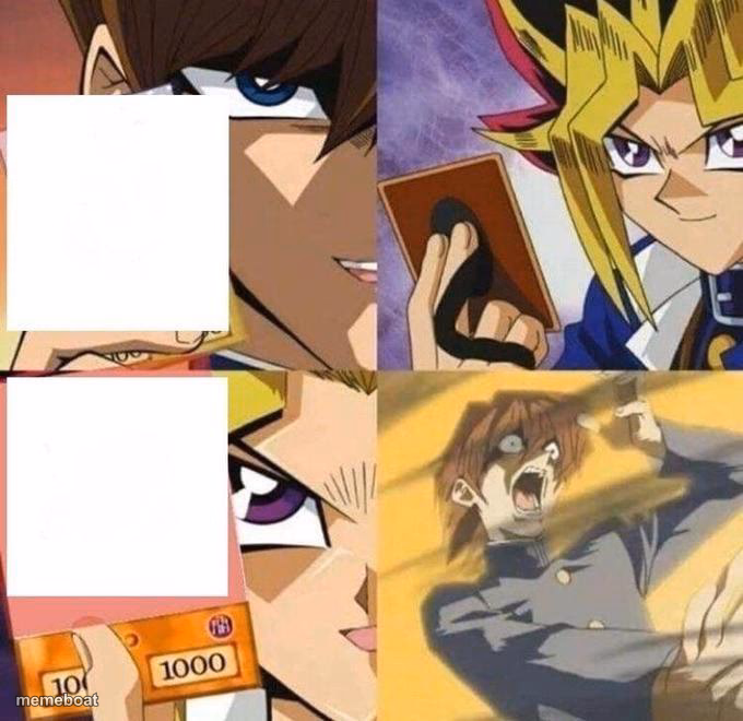 kaiba's defeat - meme generator image preview