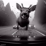 Kamikaze deer