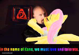 Kane X Fluttershy - meme generator image preview