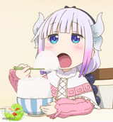 Kanna Eating Rice