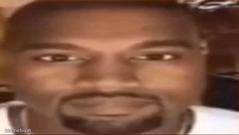 Kanye staring - meme generator image preview
