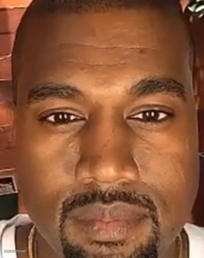 Kanye West Stare - meme generator image preview