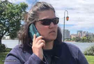 karen on phone