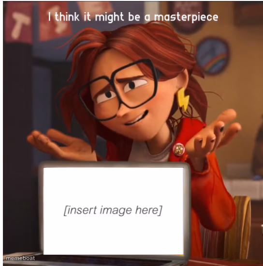 Katie Mitchell's Masterpiece - meme generator image preview