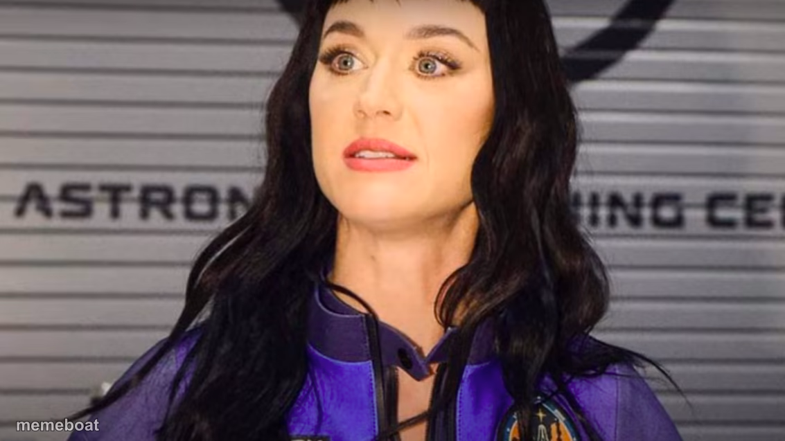 Katy Perry - Crazy Eyes - Astronaut - meme generator image preview