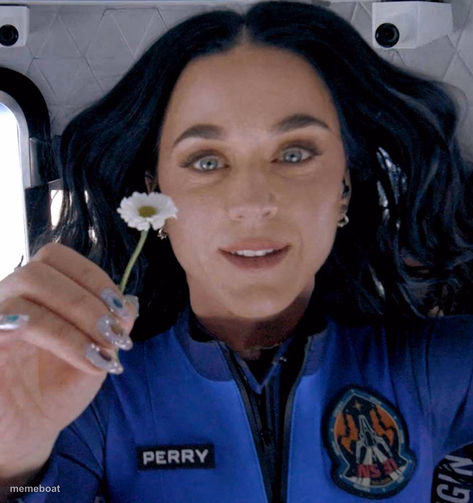 Katy Perry in space - meme generator image preview