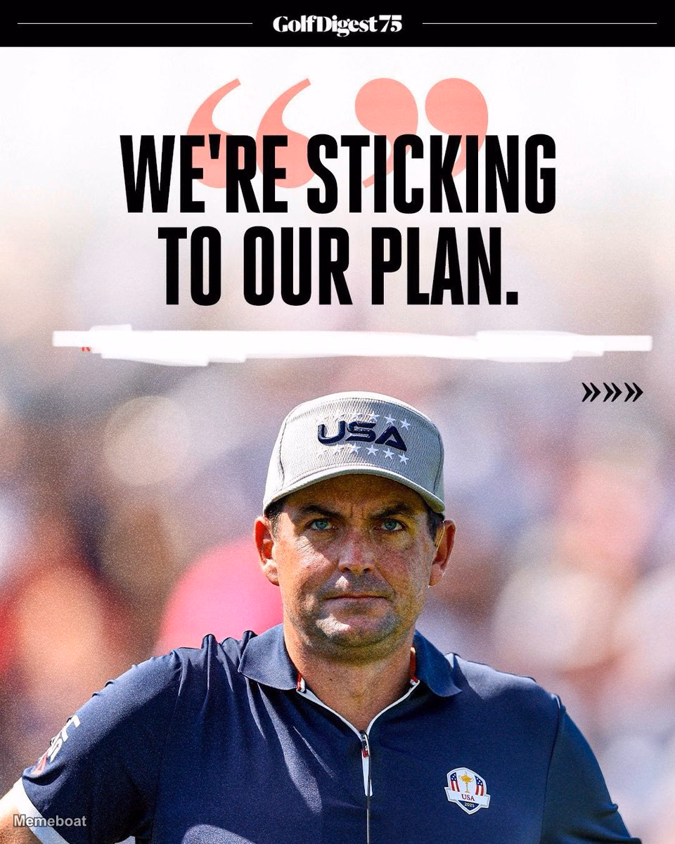 Keegan Bradley We Are Sticking to Our Plan Ryder Cup - meme generator image preview