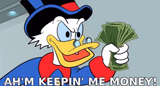 Keeping me money