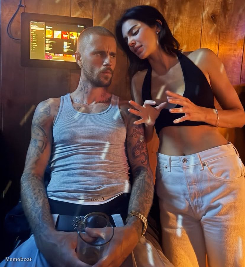 Kendall Explaining To Justin - meme generator image preview