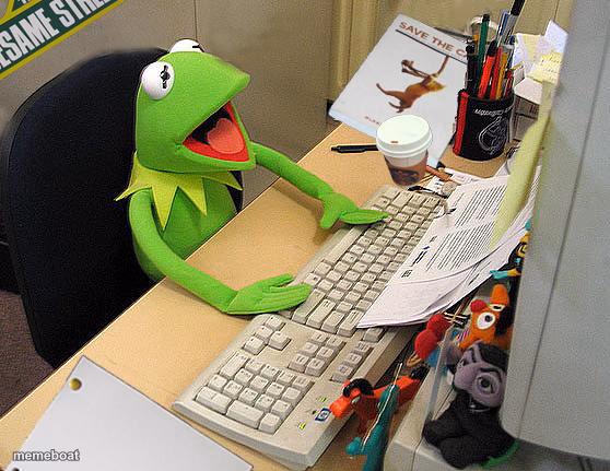 kermit ofice - meme generator image preview
