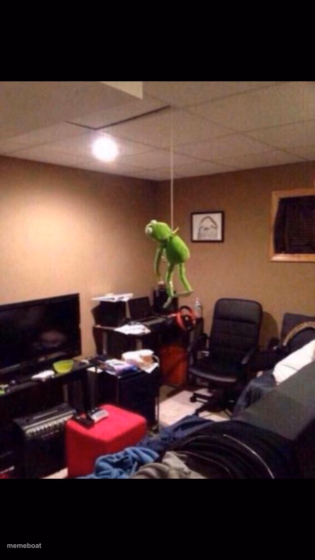 Kermit the Frog Here - meme generator image preview