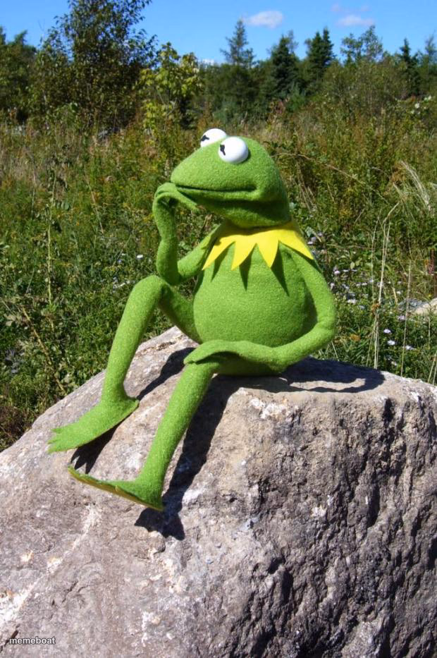 Kermit-thinking - meme generator image preview
