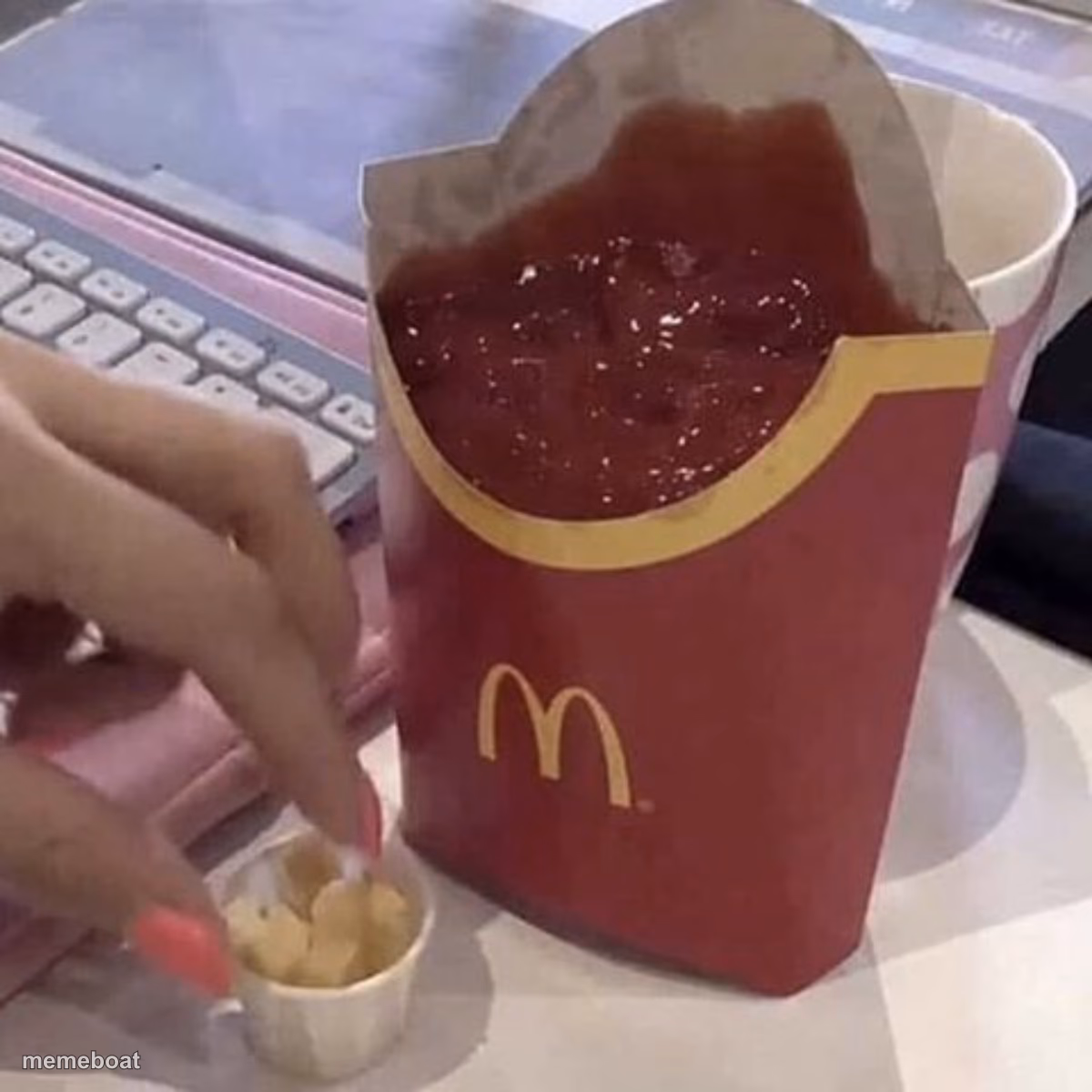 Ketchup with a side of fries - meme generator image preview