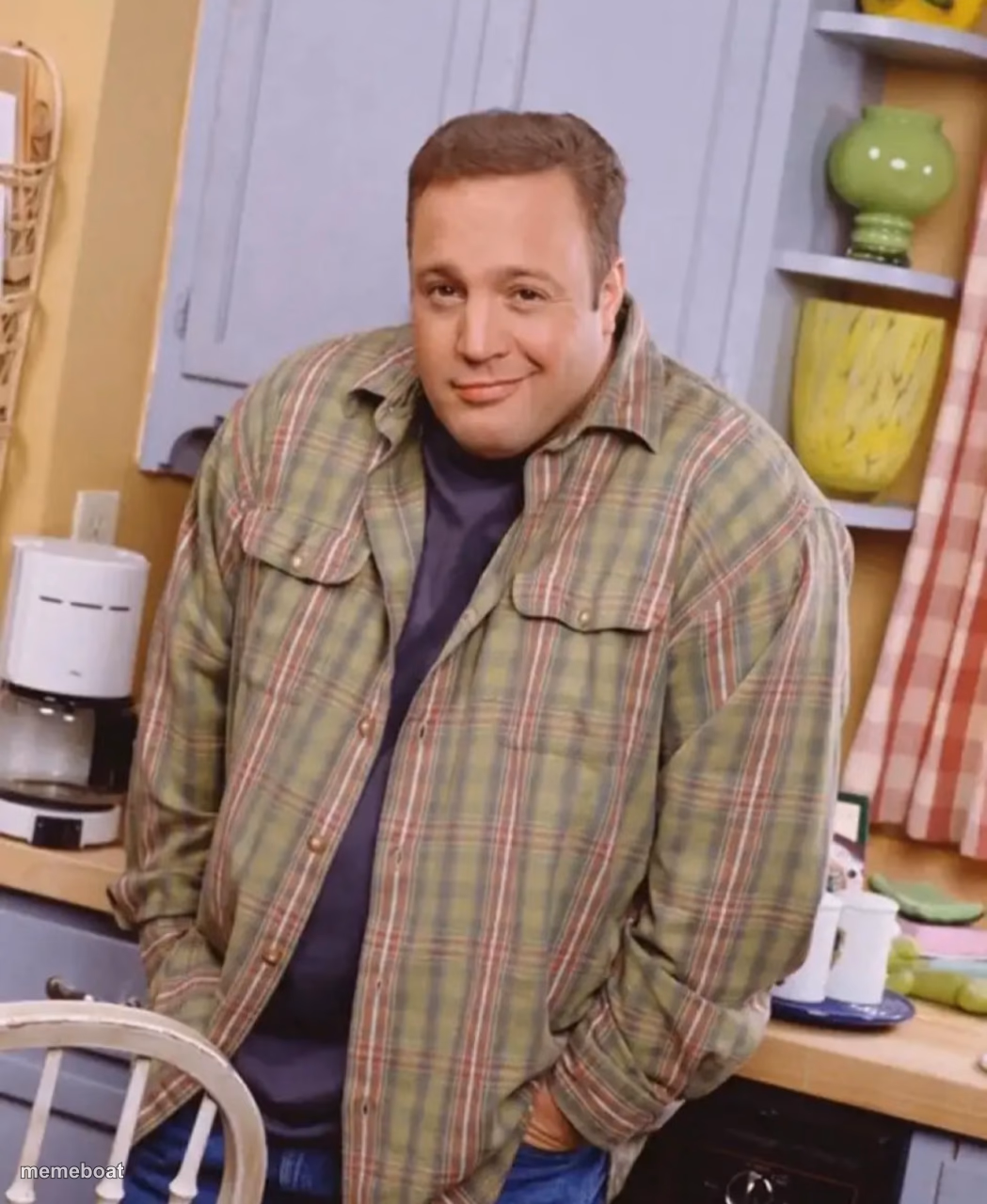 Kevin James shrug - meme generator image preview