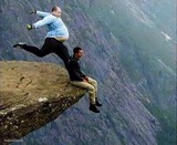 Kicked off cliff