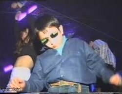 Kid dancing in club - meme generator image preview