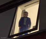kid waiting at window creepy
