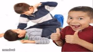 Kids Fighting - meme generator image preview