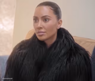 Kim Kardashian's Wide-eyed Shock Face