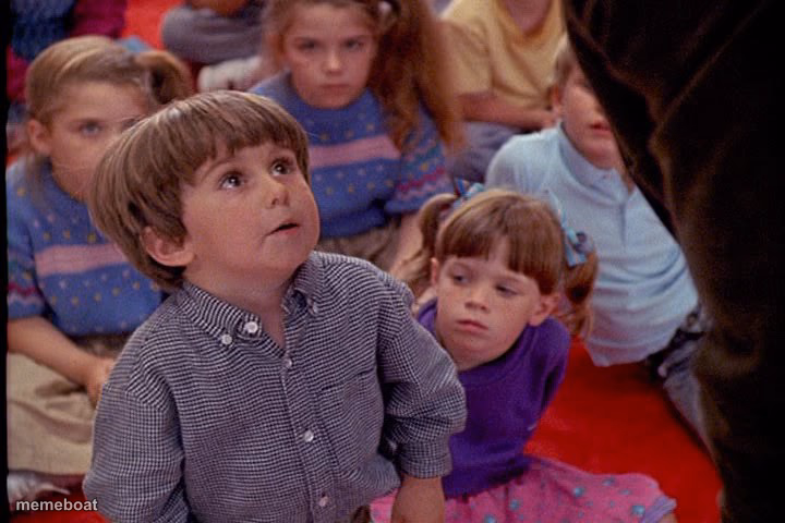 Kindergarten Cop Kid - meme generator image preview