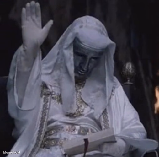 King Baldwin IV Hand Raise - meme generator image preview