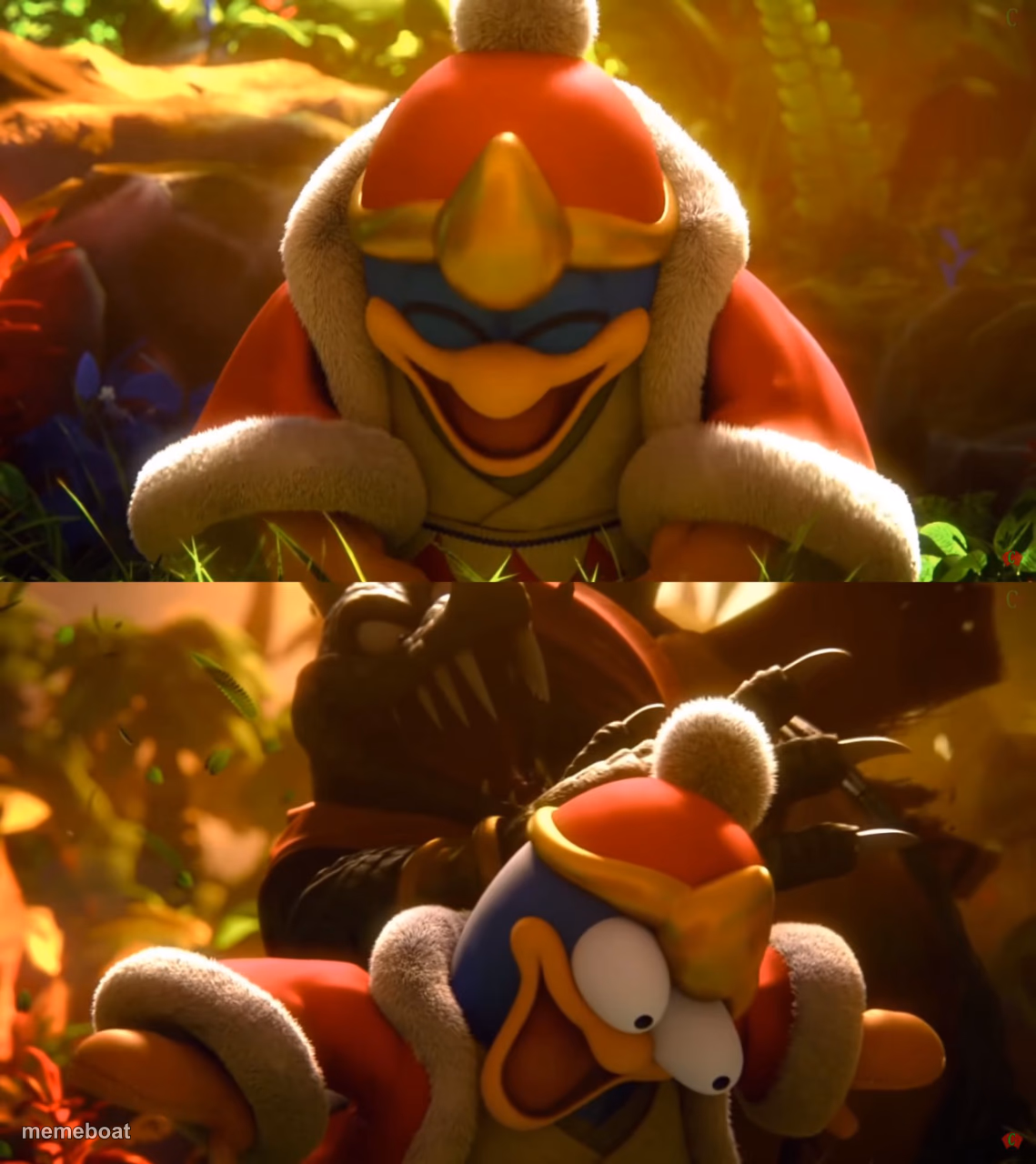 King Dedede slapped meme - meme generator image preview