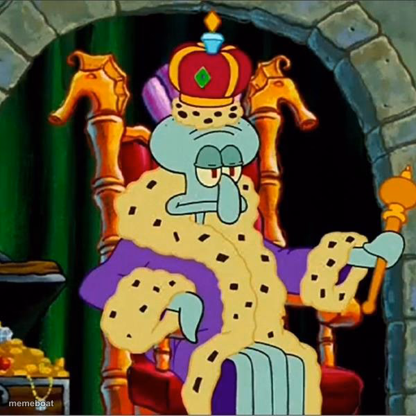 King squidward - meme generator image preview