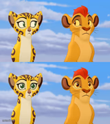Kion and Fuli Side-eye