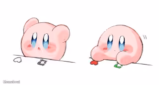 Kirby Peeking