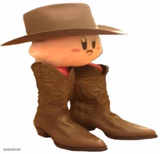 kirby with hat