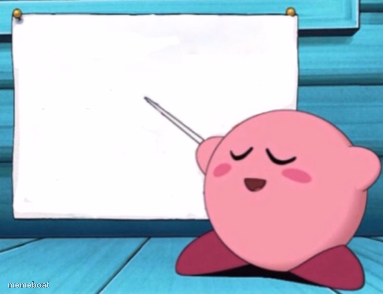 Kirby's lesson - meme generator image preview